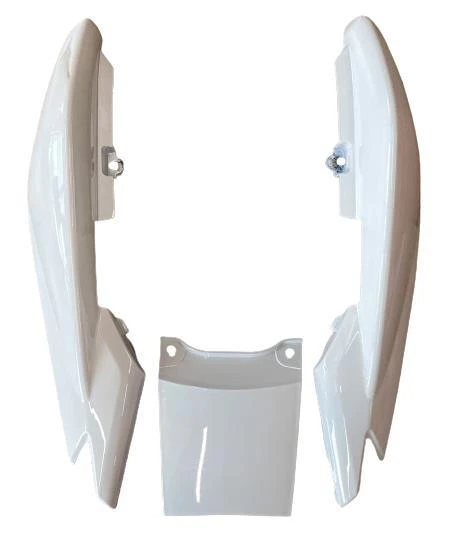 YAMAHA YBR-K ESD SAĞ SOL SELE ALTI ARKA STOP ÜSTÜ TAKIM BEYAZ ürün görseli 1