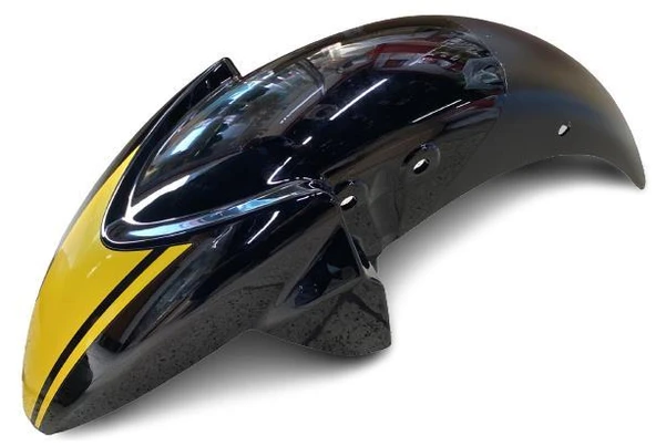 TVS RTR150 2013-2016 ÖN ÇAMURLUK SİYAH/SARI ETİKETLİ ORJİNAL ürün görseli 1