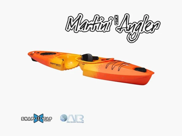 Point65 Martini GTX Angler Solo Kano-SARI-TURUNCU ürün görseli 1