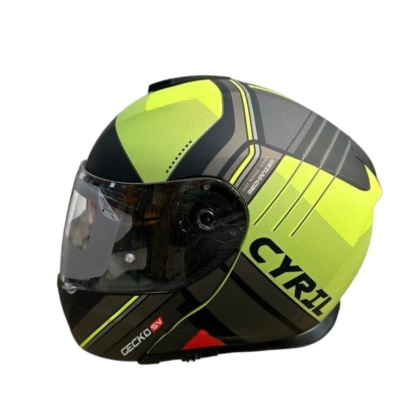 CYRIL KASK FU403SV GECKO SV EPIC B3 MAT FLUOR SARI M ürün görseli 1