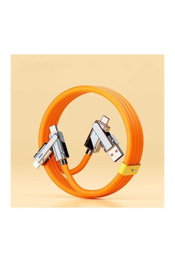Type-C Type-C Type-C Lightning Usb Type-C Usb Lightning 120w 6A Turbo Hızlı Şarj Ve Data Kablosu ürün görseli 1