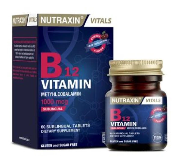 Nutraxin B12 Vitamin 60 Tablet ürün görseli 1