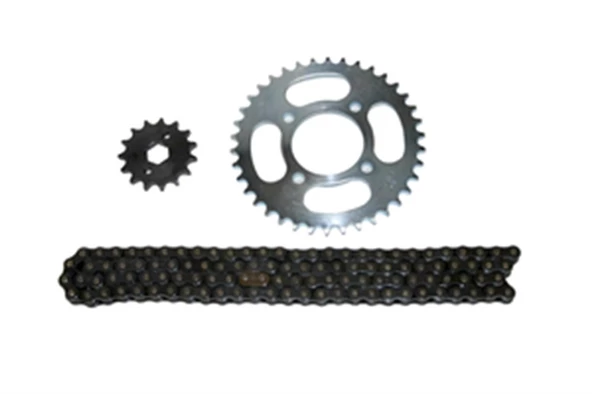 MONDIAL MH DRİFT 125-150 38-15 ARKA ZİNCİR DİŞLİ SETİ KOMPLE ürün görseli 1