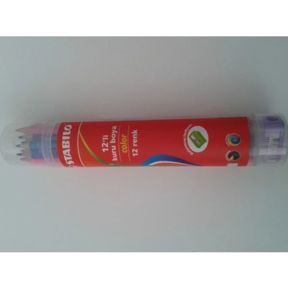 Stabilo Color 12'li Plastik Tüp ürün görseli 1