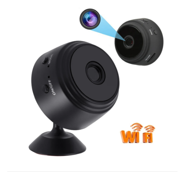 QASUL Mini Güvenlik Kamerası, 1080P HD WiFi Kablosuz Ev Güvenlik Kamerası, Gece Görüşü ürün görseli 1