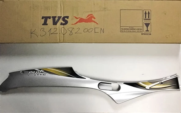 TVS PEP SAĞ ALT YAN PANEL METALİK GRİ YENİ MODEL ORJİNAL ürün görseli 1