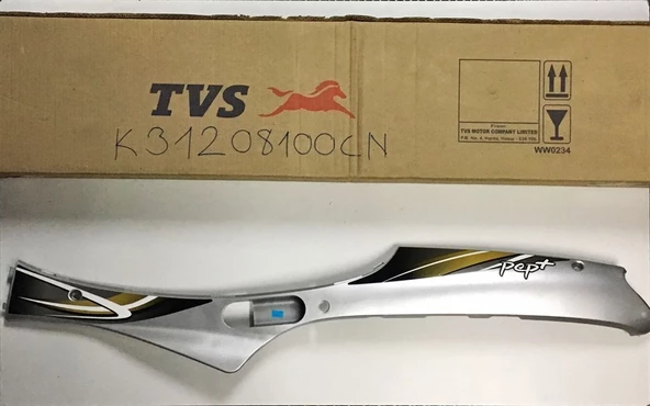 TVS PEP SOL ALT YAN PANEL METALİK GRİ YENİ MODEL ORJİNAL ürün görseli 1