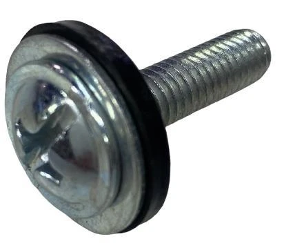 MOTOSİKLET KAPORTA VİDASI LASTİKLİ 6MM 2.5 CM ADET ürün görseli 1