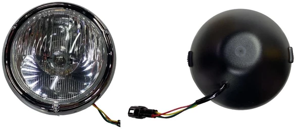 YAMAHA YBR 2006-2009 ÖN FAR KOMPLE YUVARLAK ürün görseli 1