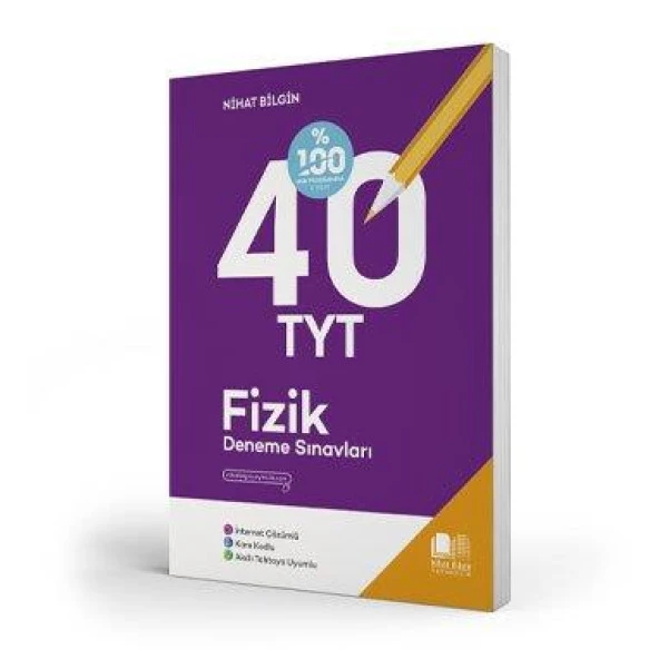 TYT Fizik 40 Deneme Nihat Bilgin Yayınları ürün görseli 1