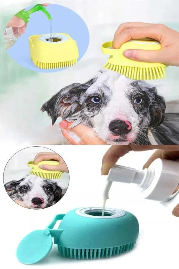 Şampuan Hazneli Kedi Köpek Yıkama Kesesi ürün görseli 1