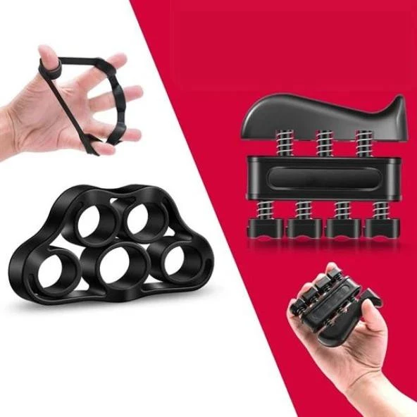 5 Parça El, Kol ve Parmak Egzersiz Spor Aletleri Seti Fitness Takımı ürün görseli 1