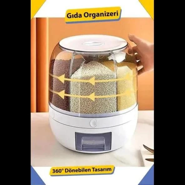 Dönebilen Kuru Gıda Ve Bakliyat Organizeri ürün görseli 1