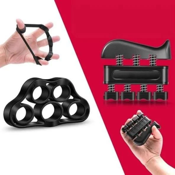 5 Parça El, Kol ve Parmak Egzersiz Spor Aletleri Seti Fitness Takımı ürün görseli 1