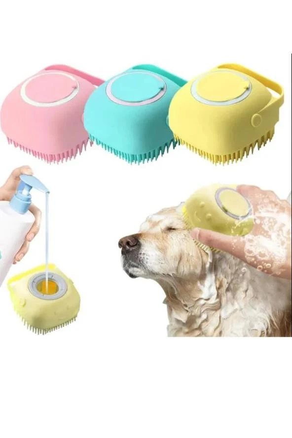 Şampuan Hazneli Kedi Köpek Yıkama Kesesi ürün görseli 1
