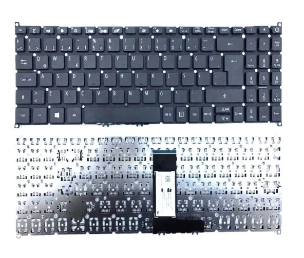 Acer Swift 3 SF315-52G-82E6, SF315-52G-82TV Notebook Klavyesi (Siyah TR) ürün görseli 1