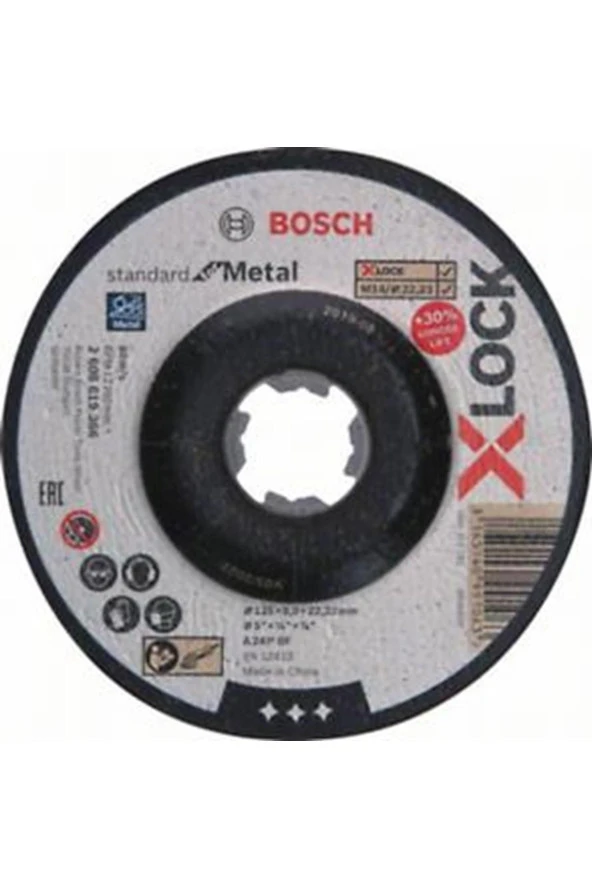 Bosch X-Lock 125*6mm Metal Taşlama Diski SFMetal ürün görseli 1