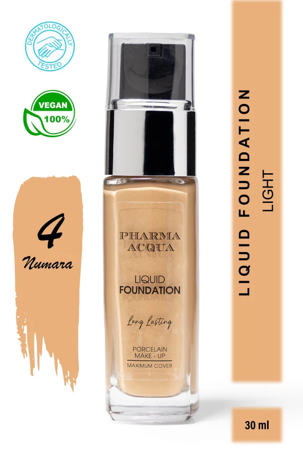Pharma Acqua Long Lasting Liquid Foundation 30 ml - 04 ürün görseli 1