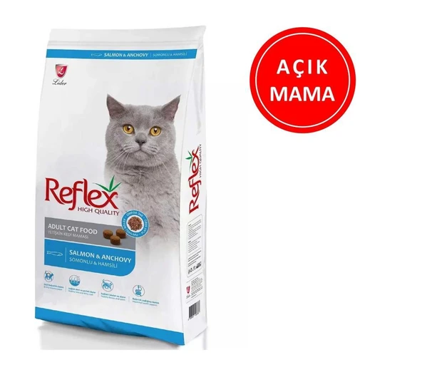 Reflex Beyaz Ancuez Hamsili Kedi Maması 1 kg AÇIK ürün görseli 1