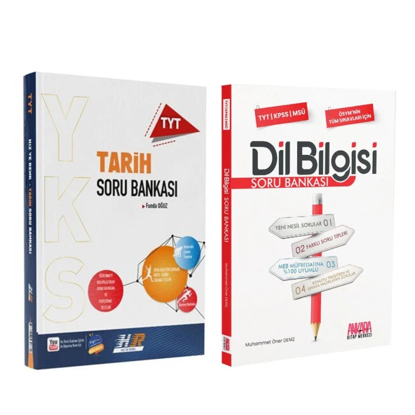 Hız ve Renk TYT Tarih ve AKM Dil Bilgisi Soru Bankası Seti 2 Kitap ürün görseli 1