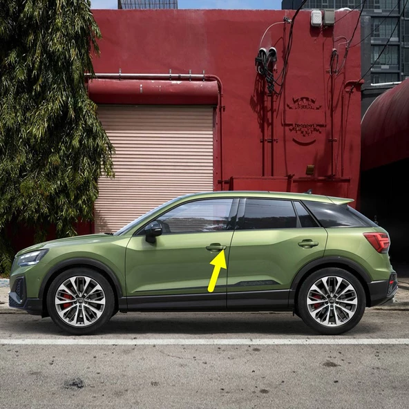 Audi Q2 2021-2024 Sol Ön Sürücü Kapı Kolu Kapağı 8V1837879A ürün görseli 1