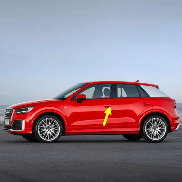 Audi Q2 2017-2020 Sol Ön Sürücü Kapı Kolu Kapağı 8V1837879A ürün görseli 1