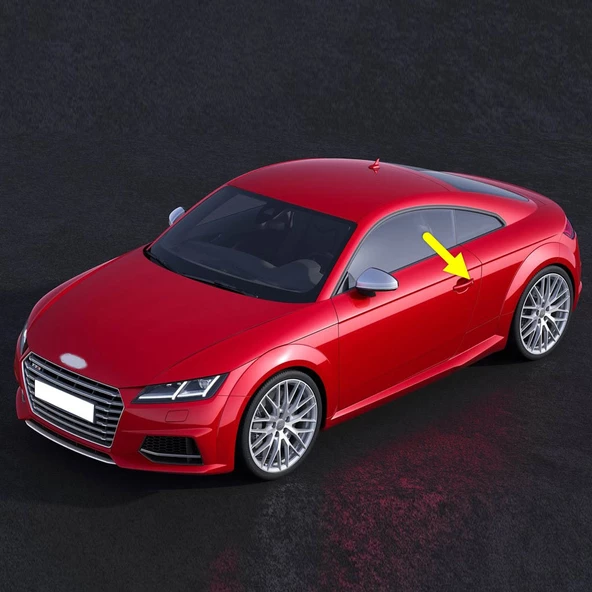 Audi TTS 2015-2018 Sol Ön Sürücü Kapı Kolu Kapağı 8V1837879A ürün görseli 1