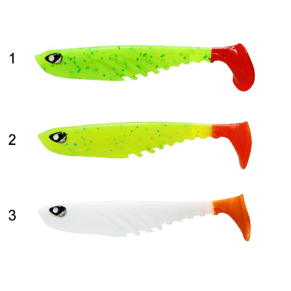 Captain 3557 Viper Soft 8.5 cm Turna Levrek Silikonu 4'lü Paket Silikon Yem No:2 ürün görseli 1
