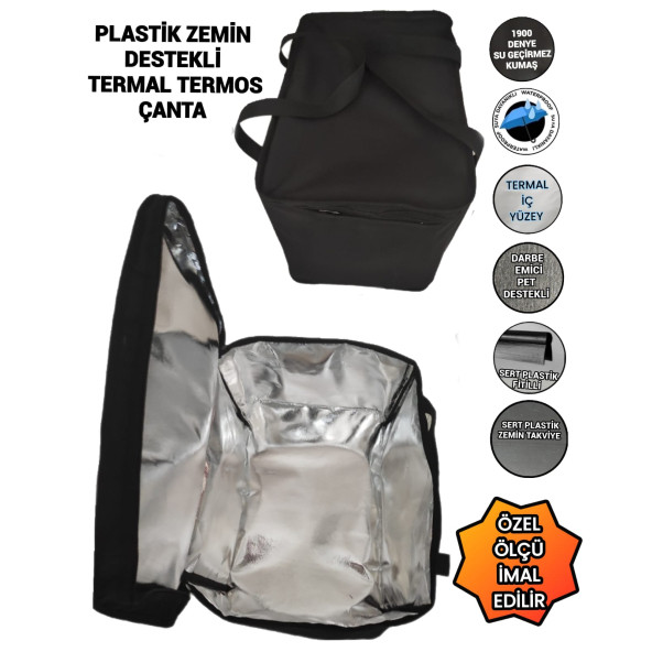Sevbags Termos Termal Plastik Zemin Destekli Termos Çanta ürün görseli 1