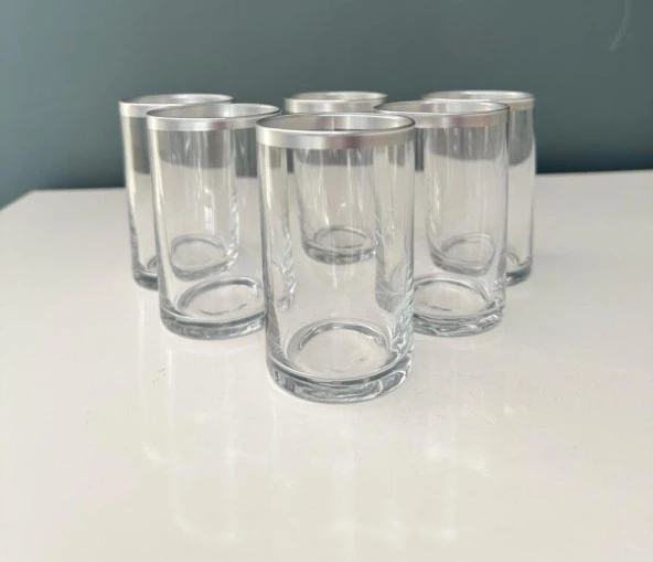 DECORİUM SU BARDAĞI 6 PRÇ KISA KEYİF PB M00360 ürün görseli 1