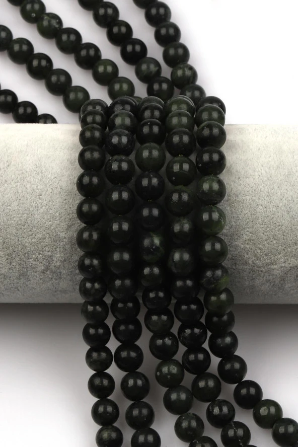 Kanada Yeşim ( AB Kalite ) Doğal Taş Dizi 8 mm Küre Kesim ürün görseli 1