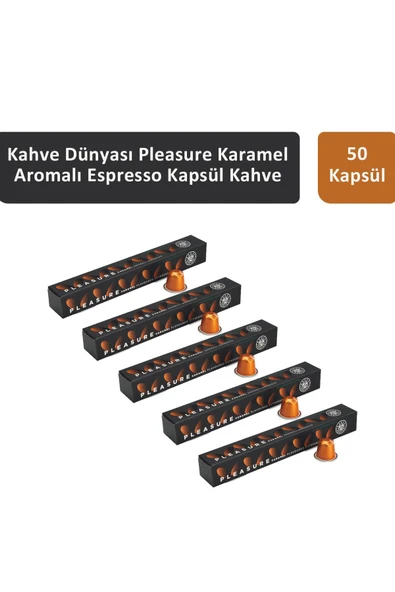 Kahve Dünyası Karamel Aromalı Kapsül Kahve 50 Kapsül ürün görseli 1