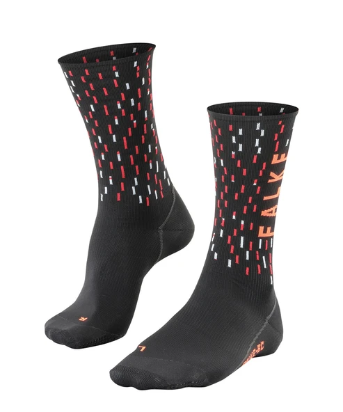 Falke Bc Impulse Unisex Bisiklet Çorabı-SİYAH-TURUNCU ürün görseli 1