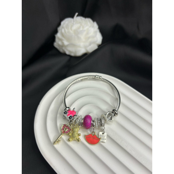 Çelik Bileklik Charm Bileklik ürün görseli 1