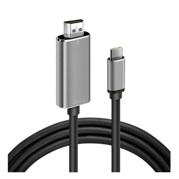 QASUL Type-C to HDMİ 4K Destekli HDTV Projektör 2 Metre  30 Hz Çevirici Görüntü Kablosu ürün görseli 1