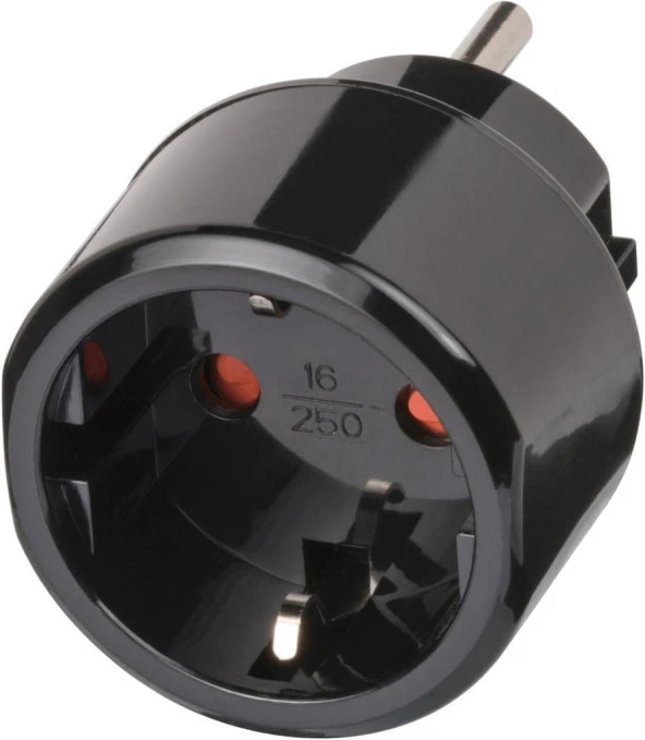 Brennenstuhl ABD VE Kanada Ülkeleri Uyumlu IP20 Lisanslı Topraklı Travel Adaptör Seyahat Dönüştürücü ürün görseli 1