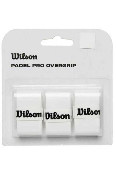 Wilson Padel Pro Overgrip 3'lü Beyaz WR8416301001 ürün görseli 1