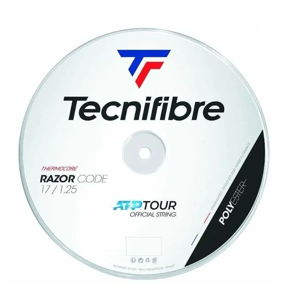 Tecnifibre Razor Code Beyaz 1.25/17 200m Rulo Kordaj 04RRA125XW ürün görseli 1