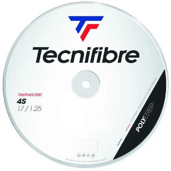 Tecnifibre 4S Siyah 1.25/17 200m Rulo Kordaj 04R4S125XB ürün görseli 1