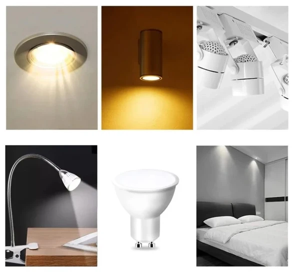 7W GU10 LED AMPUL - Resim 2