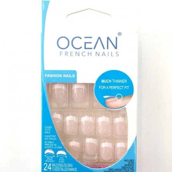 Pembe Takma Tırnak (ince French) 191a ürün görseli 1