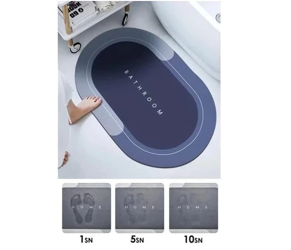 Süper Emici Banyo Paspası 38*58 Cm - Resim 2