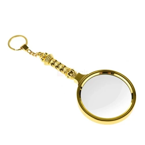 -5x90mm Tüm Metal Altın Renkli, Hediye Büyüteç,optik Lensler Ile Çinko Alaşım Metal Çerçeve ürün görseli 1