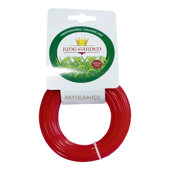 King Garden Tırpan Misinası Ot Çim Kesme İpi 2.40 MM - 15 M ürün görseli 1