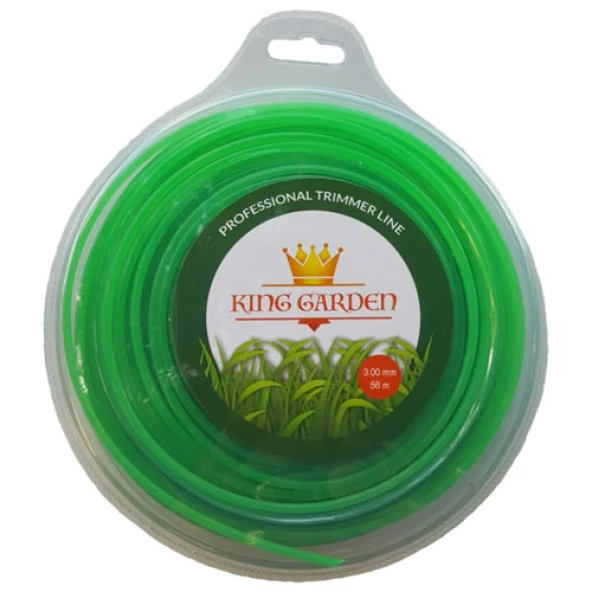 King Garden Tırpan Misinası Ot Çim Kesme İpi 3 MM - 56 M ürün görseli 1