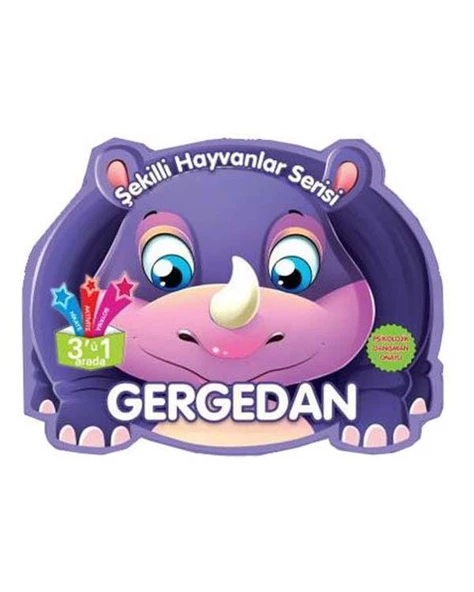 Şekilli Hayvanlar Serisi Gergedan Parıltı Yayınları ürün görseli 1