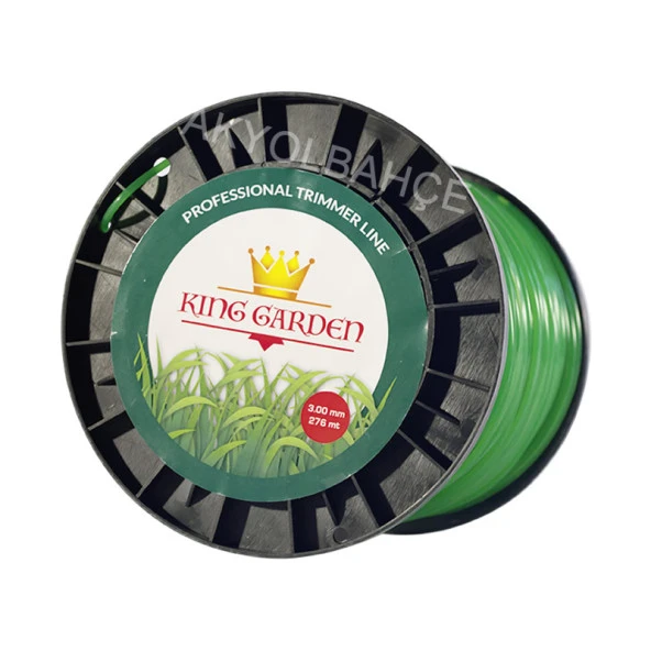 King Garden Tırpan Misinası Ot Çim Kesme İpi 3MM - 276 M ürün görseli 1