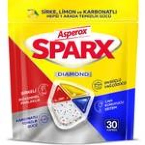 Asperox Sparx  Bulaşık Makinesi Kapsülü 30'lu ürün görseli 1