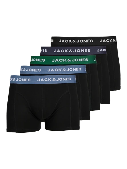 JACK JONES Solıd Erkek Pamuklu 5 li Boxer 12254366 ürün görseli 1