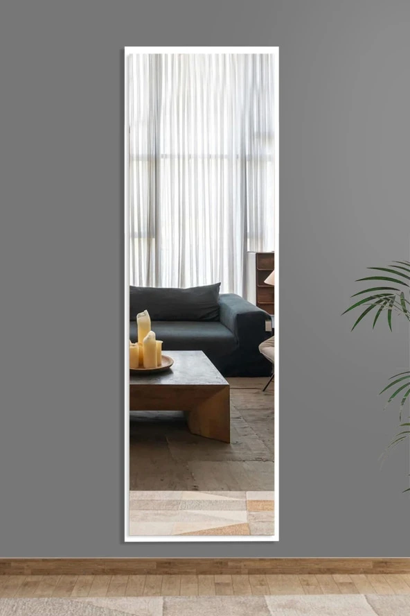Nysamo 40x120 Cm Boy Ayna Antre Koridor Konsol Duvar Salon Banyo Wc Ofis Çocuk Yatak Odası Boy Aynası ürün görseli 1